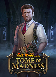 Tome of Madness slot game poster